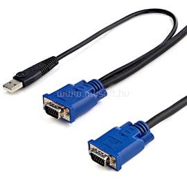 STARTECH 10 ft Ultra Thin USB VGA 2-in-1 KVM Cable SVECONUS10 small