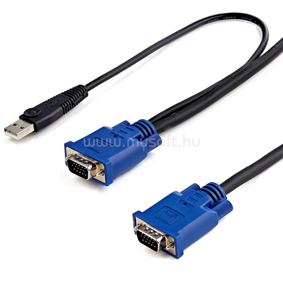 STARTECH 10 ft Ultra Thin USB VGA 2-in-1 KVM Cable