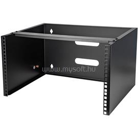 STARTECH 6U Wall Mount Network Rack - 14 Inch Deep (Low Profile) - 19" Patch Panel Bracket for Shallow Server and IT Equipment, Network Switches - 44lbs/20kg Weight Capacity, Black WALLMOUNT6 small
