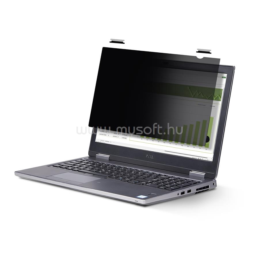 STARTECH 17-inch 16:10 Flip-Up Privacy Screen with Touch, Anti-Glare Blue Light Filter