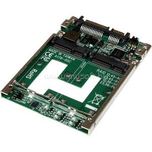 STARTECH 2x mSATA - 2.5" SSD RAID adapter