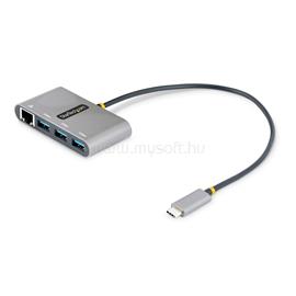 STARTECH 3-Port USB-C Hub with Ethernet HB30C3A1GEA2 small