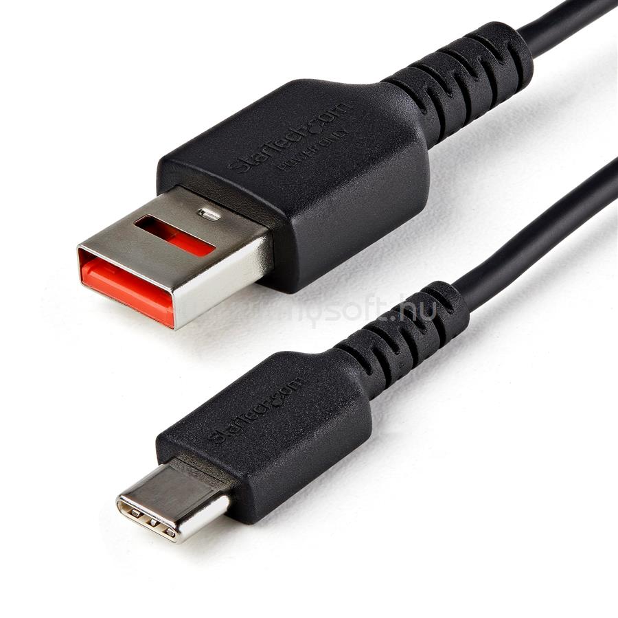 STARTECH 3ft (1m) Secure Charging Cable - USB-A to USB-C Data Blocker Charge-Only Cable