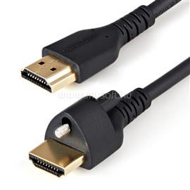 STARTECH 3ft (1m) Slim HDMI Cable with Locking Screw,4K 60Hz HDR M/M HDMM1MLS small