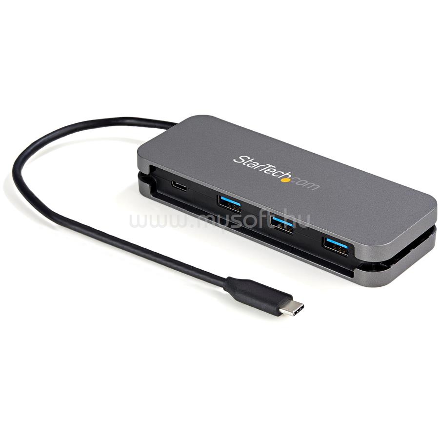 STARTECH 4 Port USB C Hub - 3x USB-A/1x USB-C - USB 3.0 Type-C Hub - USB 3.2 Gen 1 (5Gbps)