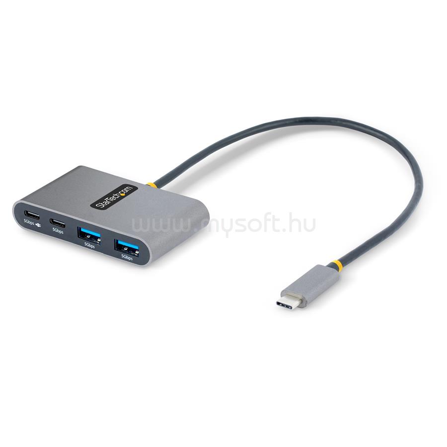 STARTECH 4-Port USB-C Hub with 100W Power Delivery Pass-Through