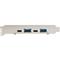 STARTECH 4-Port USB PCIe Card - 10Gbps USB PCI Express Expansion Card w/ 2 Controllers - 2x USB-C & 2x USB-A ports (USB 3.2 Gen 2) PEXUSB312A2C2V small