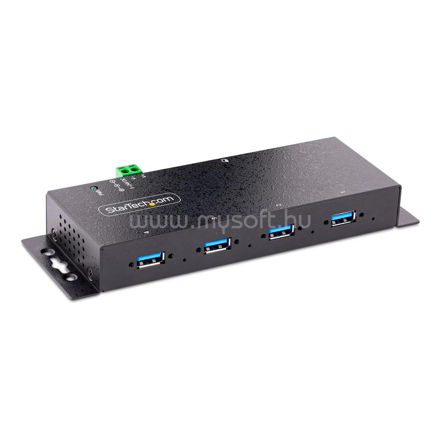 STARTECH 4-Port Industrial USB 3.0 5Gbps Hub, Rugged USB Hub with ESD Protection