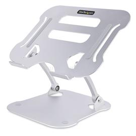 STARTECH Laptop Stand for Desk, Ergonomic Laptop Stand Adjustable Height, Aluminum, Portable, Supports up to 22lb (10kg) ADJ-LAPTOP-RISER small