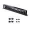 STARTECH Horizontal 1U Server Rack Cable Management Finger Duct w/ Cover - 19