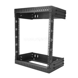 STARTECH.COM 20" 12U nyitott fali rackszekrény fekete RK12WALLOA small