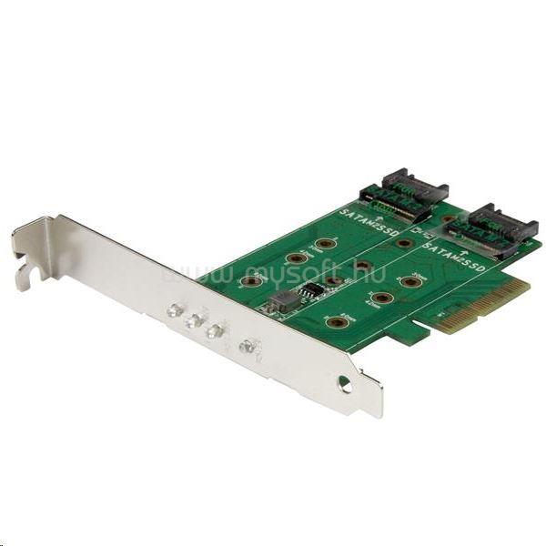 STARTECH 3xM.2 bővítő kártya PCIe