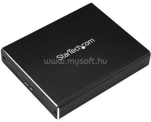 STARTECH SM22BU31C3R  2xM.2 USB 3.1 Külső SSD ház