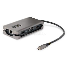 STARTECH USB-C Multiport Adapter - HDMI/VGA - 4K 60Hz - 3-Port USB Hub - 100W Power Delivery Pass-Through - GbE - Travel Mini Docking Station w/ Charging DKT31CVHPD3 small