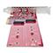 STARTECH Dual M.2 PCIe SSD Adapter Card, PCIe x8 / x16 to Dual NVMe or AHCI M.2 SSDs, PCI Express 4.0, 7.8GBps/Drive DUAL-M2-PCIE-CARD-B small