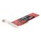 STARTECH Dual M.2 PCIe SSD Adapter Card, PCIe x8 / x16 to Dual NVMe or AHCI M.2 SSDs, PCI Express 4.0, 7.8GBps/Drive DUAL-M2-PCIE-CARD-B small