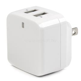 STARTECH Dual-Port USB Wall Charger - International Travel - 17W/3.4A - White USB2PACWH small
