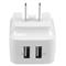 STARTECH Dual-Port USB Wall Charger - International Travel - 17W/3.4A - White USB2PACWH small