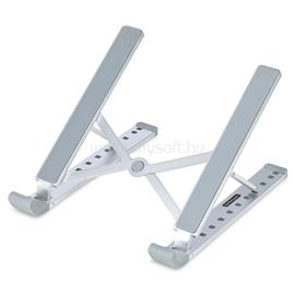 STARTECH Foldable Laptop Riser Stand, Portable Height Adjustable Ergonomic Laptop Stand, Ventilated Aluminum Frame Supports 22lb (10Kg) LAPTOP-RISER-BAR small