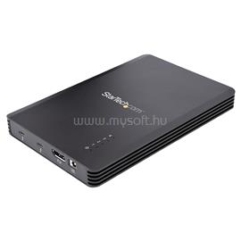 STARTECH 4 Bay Thunderbolt 3 NVMe Enclosure, For M.2 NVMe SSD Drives, 1x DisplayPort Video/ 2x TB3 Downstream Ports, M2E4BTB3 small
