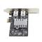 STARTECH 2-Port GbE SFP Network Card, PCIe 2.0 x1, Intel I350-AM2 2x 1GbE Controller, 1000BASE Copper/Fiber Optic, Dual-Port Gigabit Ethernet NIC, Desktop/Server Backplanes P021GI-NETWORK-CARD small