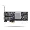 STARTECH 2-Port GbE SFP Network Card, PCIe 2.0 x1, Intel I350-AM2 2x 1GbE Controller, 1000BASE Copper/Fiber Optic, Dual-Port Gigabit Ethernet NIC, Desktop/Server Backplanes P021GI-NETWORK-CARD small
