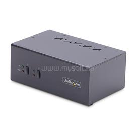 STARTECH 2-Port Dual-Monitor DisplayPort KVM Switch, 4K 60Hz, 2x USB 5Gbps Hub Ports, 2x USB 2.0 HID Ports P2DD46A2-KVM-SWITCH small