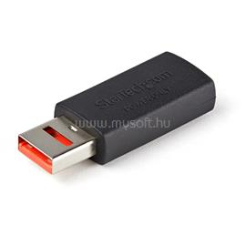 STARTECH Secure Charging USB Data Blocker Adapter - Male to Female USB-A Charge-Only Adapter USBSCHAAMF small