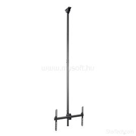 STARTECH TV Ceiling Mount - Full-Motion Universal Hanging Single Screen Mount with Adjustable Telescopic Long Pole - Tilt / Swivel - VESA Bracket for 32"-75" Displays FPCEILPTBLP small