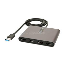 STARTECH USB 3.0 to Quad HDMI Adapter, USB to 4x HDMI Monitor Converter for Windows USB32HD4 small