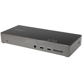 STARTECH USB C Dock - Triple 4K Monitor USB Type-C Docking Station - 100W Power Delivery - DP 1.4 Alt Mode & DSC, 2x DisplayPort 1.4/HDMI 2.0 - 6xUSB (2x 10Gbps), SD DK31C2DHSPDUE small