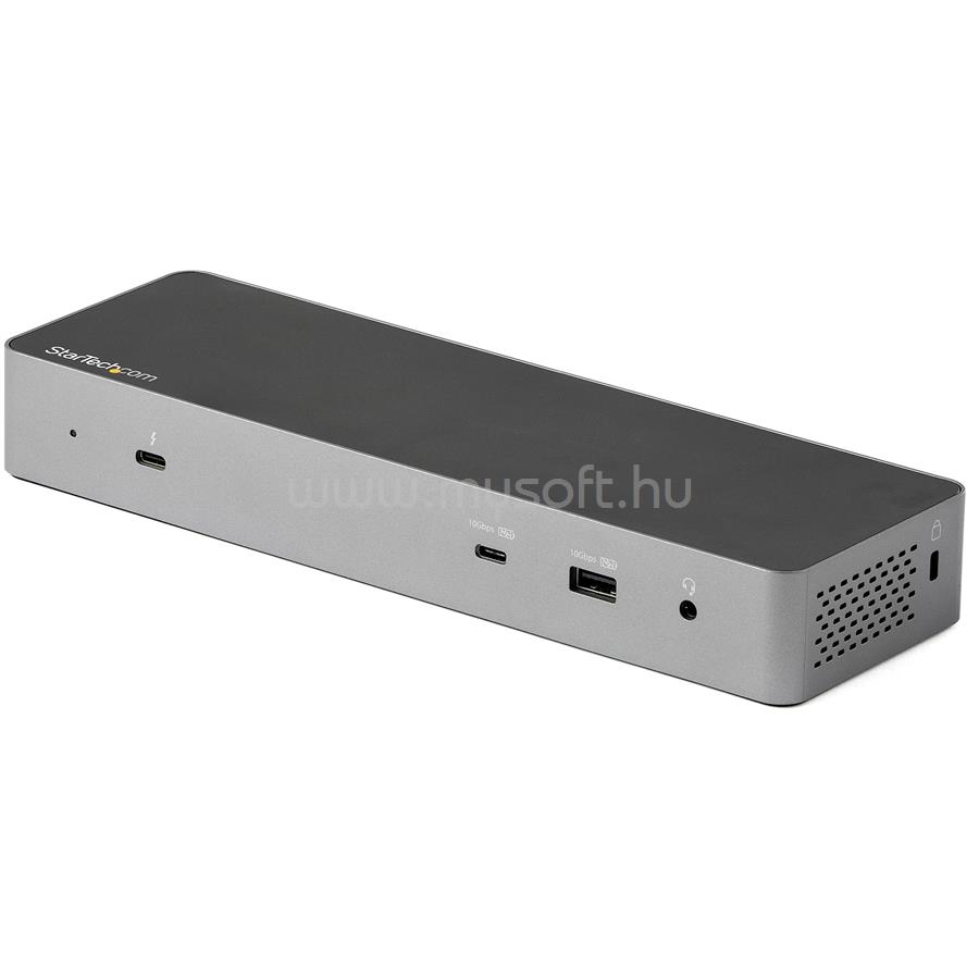 STARTECH USB C Docking Station for MacBook Pro/Air-M1/M2/M3/M4, Thunderbolt Compatible, HDMI/DisplayPort, Dual 4K 60Hz/Single 8K, USB Type-C Laptop Dock, 96W Power Delivery, USB 10Gbps