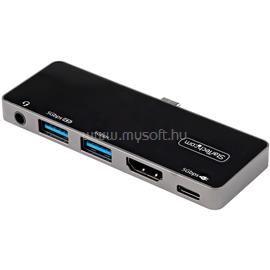 STARTECH USB C Multiport Adapter - USB-C to 4K 60Hz HDMI 2.0, 100W Power Delivery Pass-Through Charging, 3-Port USB 3.0 Hub, Audio - USB-C Mini Dock DKT30ICHPD small