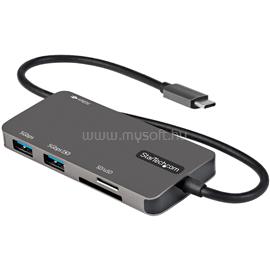 STARTECH USB C Multiport Adapter - USB-C to 4K HDMI, 100W Power Delivery Pass-through, SD/MicroSD Slot, 3-Port USB 3.0 Hub DKT30CHSDPD small