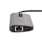 STARTECH USB C Multiport Adapter 4K 60Hz HDMI Video, 3 Port 5Gbps USB-A Hub, 100W USB Power Delivery Pass-Through/GbE/SD/MicroSD 115B-USBC-MULTIPORT small