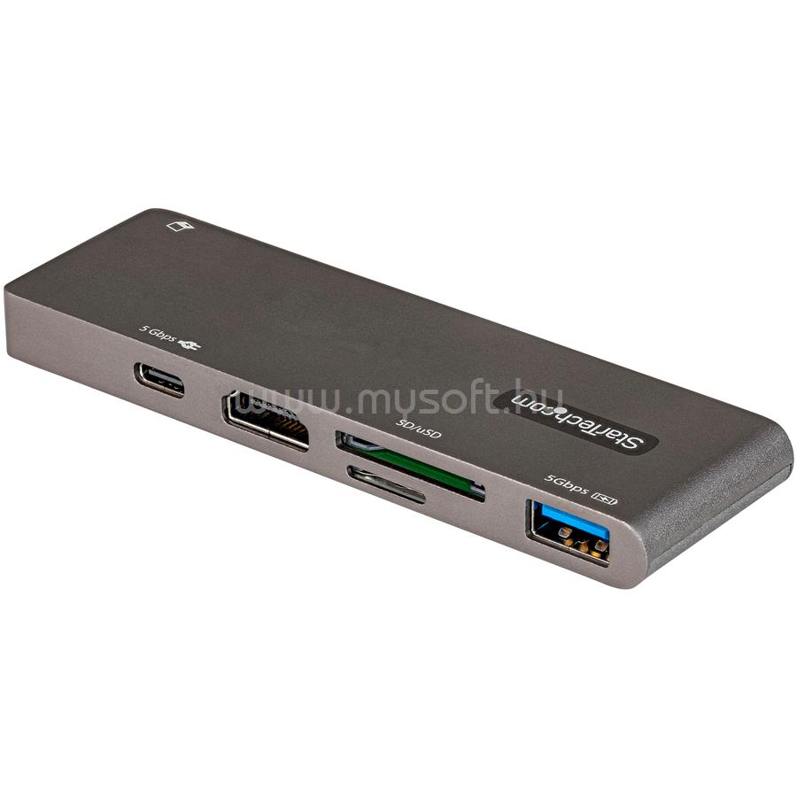 STARTECH USB C Multiport Adapter for MacBook Pro/Air - USB Type-C to 4K HDMI, 100W Power Delivery Pass-through, SD/MicroSD Slot, 2-Port USB 3.0 Hub DKT30CMHSDPD large