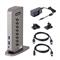 STARTECH USB-C USB-A Dock - Hybrid Universal USB 3.0 Docking Station for USB-C or USB-A Laptop - Dual Monitor 4K 60Hz HDMI/DisplayPort - 6x USB-A, GbE - USB 5Gbps DK30A2DHUUE small