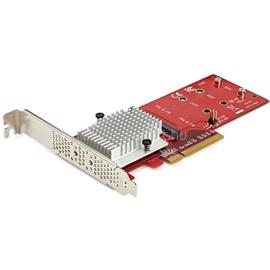 STARTECH X8 DUAL M.2 PCIE SSD ADAPTER PEX8M2E2 small