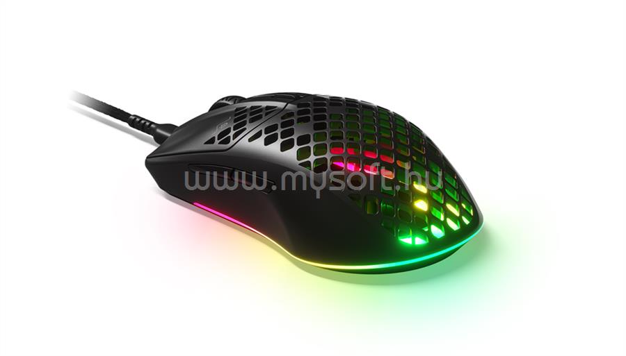 STEELSERIES Aerox 3 (2022) Onyx gamer vezetékes egér (fekete)