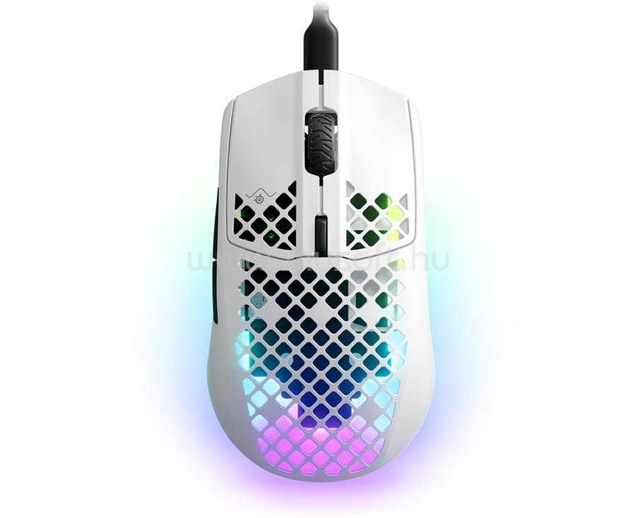 STEELSERIES Aerox 3 (2022) Snow gamer vezetékes egér (fehér)