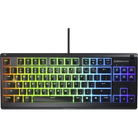STEELSERIES Apex 3 TKL gamer vezetékes billentyűzet angol lokalizáció (fekete)