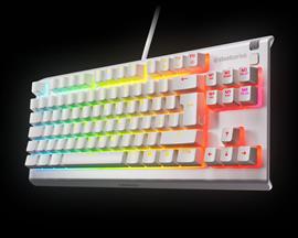 STEELSERIES Apex 3 TKL Gaming Keyboard White UK STEELSERIES_64905 small