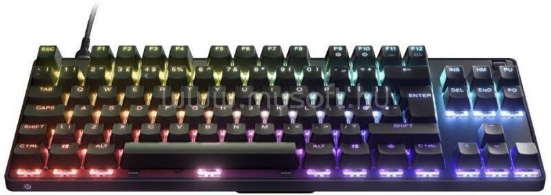 STEELSERIES Apex 9 TKL Linear OptiPoint Optical optikai gamer vezetékes billentyűzet angol lokalizáció (fekete)