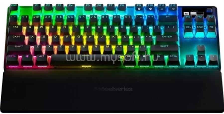 STEELSERIES Apex Pro TKL (2023)  mechanikus gamer vezeték nélküli billentyűzet angol lokalizáció (fekete)