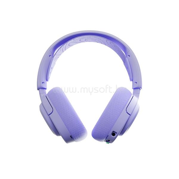 STEELSERIES Arctis Nova 3P vezeték nélküli gamer headset (lila)