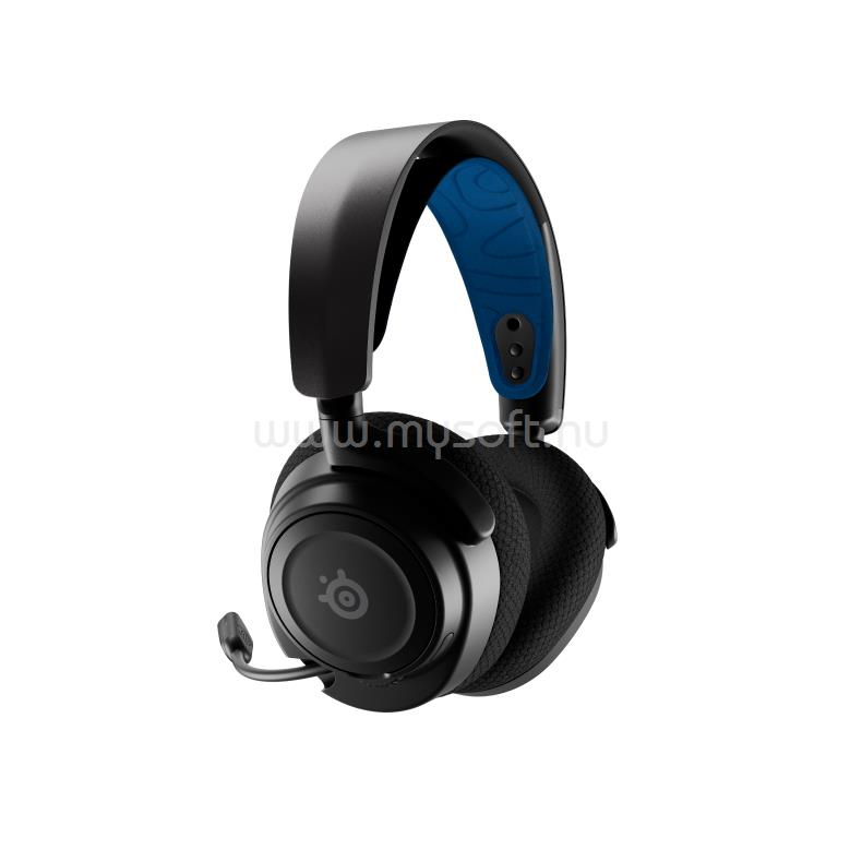 STEELSERIES Arctis Nova 7P vezeték nélküli gamer headset (kék-fekete)