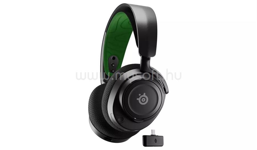 STEELSERIES Arctis Nova 7X vezeték nélküli gamer headset (zöld-fekete)