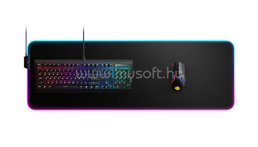 STEELSERIES QCK Prism Cloth XL gamer egérpad