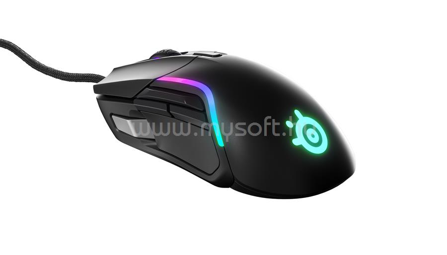 STEELSERIES Rival 5 gamer vezetékes egér (fekete)