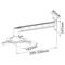 STELL SHO 1092 25 -33cm fali kihúzható projektor tartó (ezüst) 35028758 small